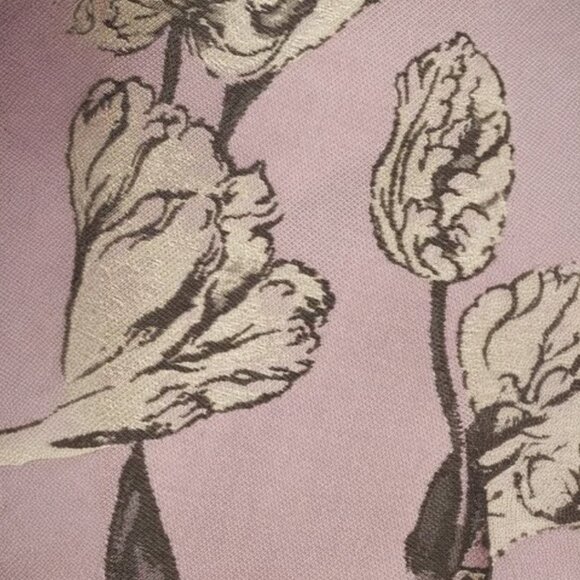 Lulus Gowning Around Mauve Floral Jacquard Strapless Maxi Dress NWT - Picture 6 of 11